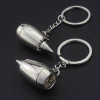 Wholesale Fashion Keyring Airplane Turbine Keychain Metal Engine Metal Accessory Areoengine Turbo Key Chains for Aviatior Lovers