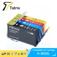 Tatrix 905ตลับหมึก Hp905เต็มสำหรับ Hp Officejet 6950 6956เครื่องพิมพ์ออลอินวัน Officejet Pro 69606970