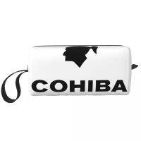 กระเป๋าเครื่องใช้ในห้องน้ำท่องเที่ยวน่ารักสไตล์คิวบา Cohiba สำหรับจัดระเบียบเครื่องสำอางสำหรับผู้หญิงกระเป๋าที่เก็บเก็บเครื่องสำอางค์ชุด Dopp เคสกล่อง