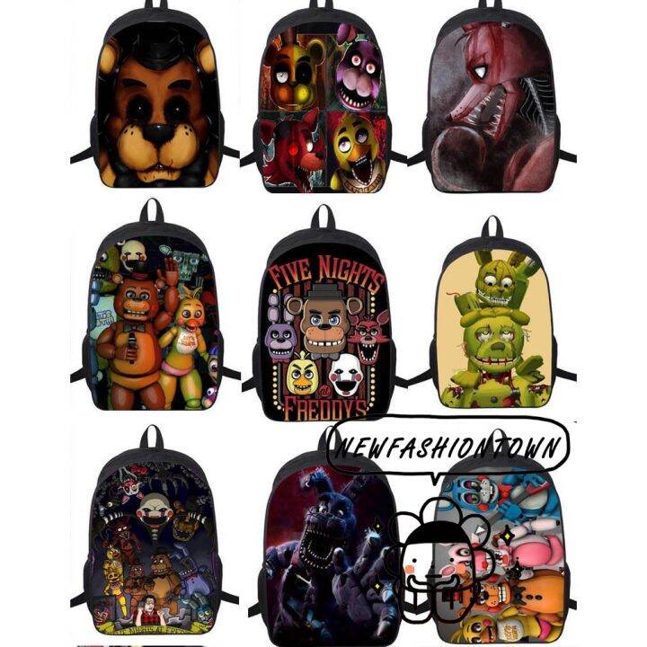 * WH.-Five Nights At Freddy's Freddy Backpack Chica Foxy * | Lazada PH