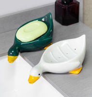 Novel Dish Accessories Box Sponge Organizer Gift Bathroom Soap Duck Drain