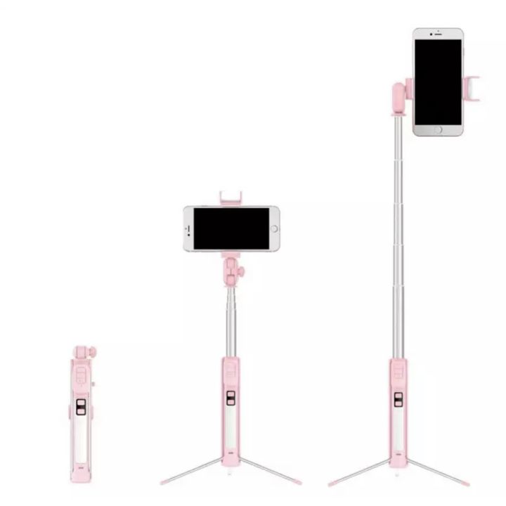 สินค้าขายดี-ใหม่-selfiestick-ขาตั้งกล้องa18-โทรศัพท์มือถือall-in-one-บลูทูธselfieพร้อมเติมแสง