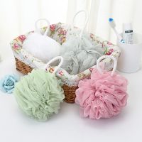 Soft Mesh Bath Sponge Balls Nylon Cleaning Brush Shower Puff Body Cleaner Exfoliating Scrubbers Bath Ball Bathroom Supplies