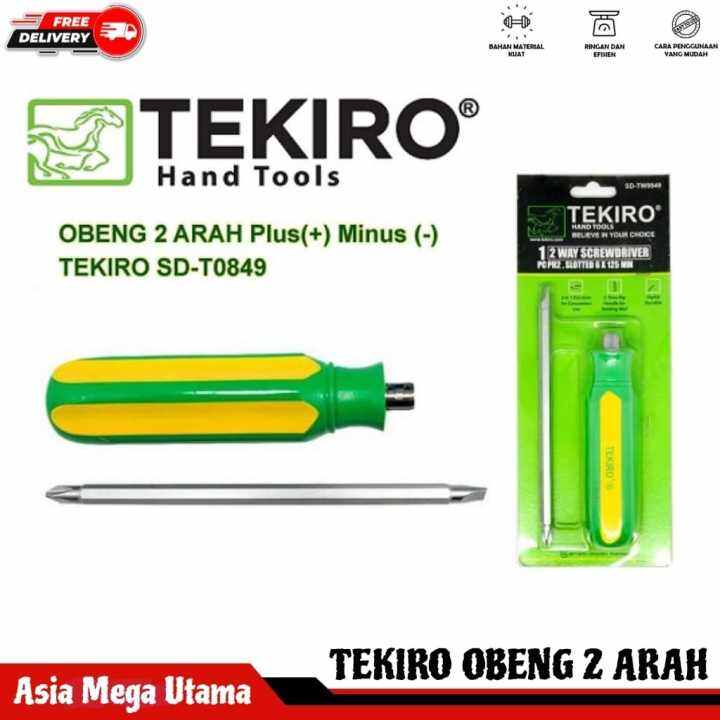 Obeng Tekiro 2 Way Screwdriver Arah Bolak Balik Japan Technology ...