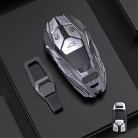 Alloy Car Remote Key Fob Cover Case Protector For Audi A4 B9 A5 A6 8S 8W Q5 Q7 4M S4 S5 S7 TT TTS TFSI RS Keychain Accessories