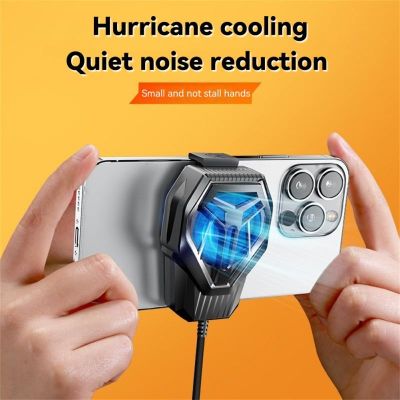 ☼ Heat Dissipation Mini Mobile Phone Cooler Fast Cooling Professional Phone Back Cooler Mobile Gadgets Mobile Phone Radiator