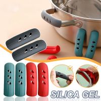 2/4/8Pcs Silicone Pan Handle Cover Heat Insulation Covers Pot Ear Clip Pan Handle Holder Non-slip Steamer Casserole Kitchen Tool Other Specialty Kitch