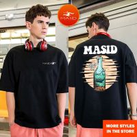 2023 NewMasid Live Life โดย Geo Ong สบายเสื้อผ้า Oversize Tshirt สำหรับผู้ชายและผู้หญิง Tshirt