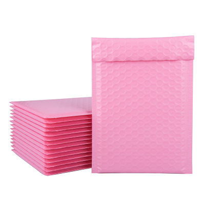 50Pcs Bubble Mailers Orange Pink Poly Bubble Bag Self Seal Padded Envelopes Gift Bag For Cosmetics Self Seal Plastic Courier Bag