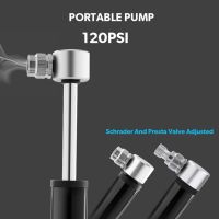 Portable Mini Bike Bicycle Pump Aluminum Alloy Cycling Hand Air Pump Ball Tire Inflator Schrader Presta Valve MTB Road Bike Pump