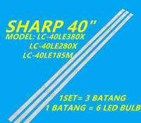 ใหม่3ชิ้น/เซ็ต LC-40LE380X / LC-40LE280X / LC-40LE185M SHARP 40 "ไฟเรืองแสงทีวี LED LC-40LE280 LC-40LE380 LC-40LE185