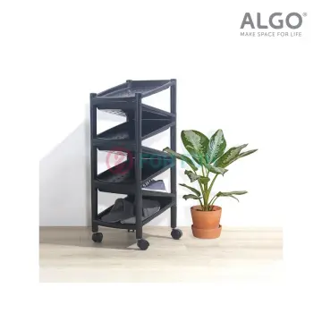 4 Tier Shoe Rack Multi Tier Foldable Shoe Organizer Rack Storage Standing  narrow slit Shoe Shelf