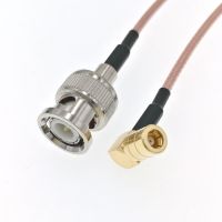 SMB Female Right Angle To BNC Male Straight Pigtail Cable RG316 20CM 8 RF Coaxial Cable