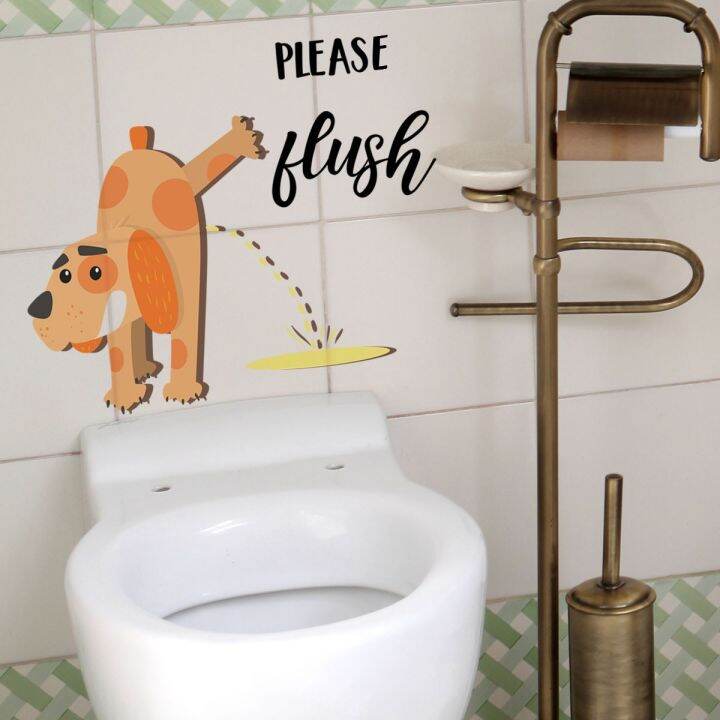 zsz2039b-cartoon-animal-pee-adornment-to-be-able-to-remove-the-toilet-toilet-contracted-creative-background-wall-wall-stickers