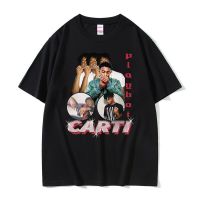 Mens Large T-shirt Rapper Playboi Carti Print Tshirt Male Hip Hop Oversized Tshirt Men Vintage Streetwear Mens Cotton T