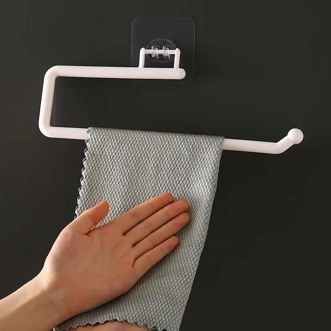 Tissue Hanger Plastic Paper Roll Holder Wall Mounted Towel Storage