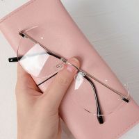 Rimless Finished Myopia Glasses Women Metal Anti Blue-ray Polygon Eyeglasses Prescription Elegant Shortsighted Eyewear -0 to 4.0