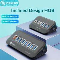 Lamberts PHIXERO USB Splitter 3.2 Docking Type C Ports Several 3.0 with Card Reader