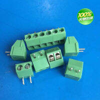 100Pcs สกรูประเภท PCB Terminal Blocks KF350R-3.5mm 2P 3P Slotted Green Combinable