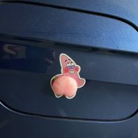 3D Silicone Cute Butt Car Bumper Sticker Cartoon Anti-collision Anti-scratch Door Rearview Mirror Protection Phone Decoration Car Door Protection