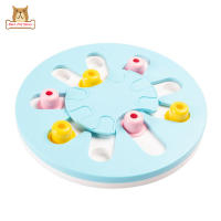 BP【ready stock】Pet Training Puzzle Slow Food Bowl Leaking Food Reward Dog Game Disc Board Funny Biting Dog Interactive ToyCOD【cod】