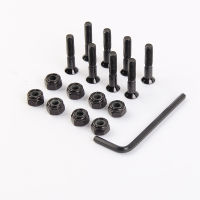 17pcs Per set Skateboard Hardware Flat head hexagon bolts and screws with L tool Surfboard parts