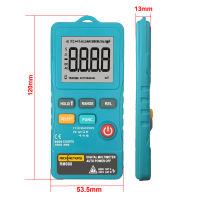 RICHMETERS RM088 Mini Digital Multimeter 8000 counts Line Frequency True-RMS Flash light ACDC Voltage Ohm