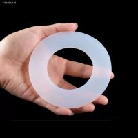 ♂◘☼ Silicone Rubber Flat Gaskets Outer Dia 12mm-30mm White Food Grade Silicon O Rings Seal Washers Sealing Ring