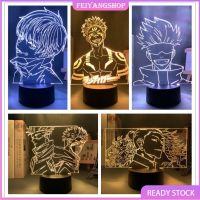 【TX】Jujutsu Kaisen Gojo Satoru โคมไฟ Led 3D เปลี่ยนสีได้ 16 สี สําหรับตกแต่งบ้าน