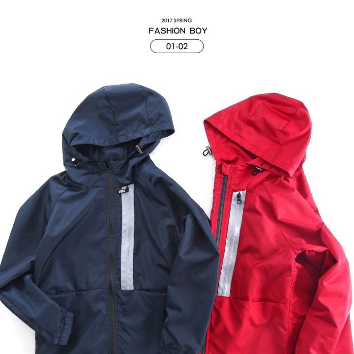 2022-children-outerwear-kids-sporty-solid-color-jackets-double-deck-waterproof-windproof-boys-jackets-for-5-15-years-old-2colors