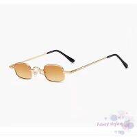 ღFD Fashion Hip-hop Small Elliptical Metal Sunglasses WomenMen UV400