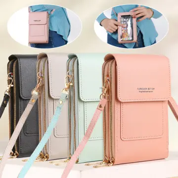 Buy Women Pink Mobile Sling Bags Online | SKU: 95-7320-24-10-Metro Shoes