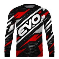 [In stock] 2023 design sublimation evo full dri-fit motorcycle jerseymotorcycle jersey cycling jersey long shirt，Contact the seller for personalized customization of the name