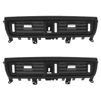 2X Front Dash Panel Center Car Air Outlet Vent Grille Cover for 5 F10 F18