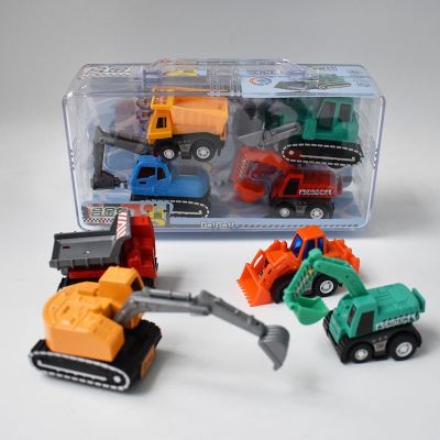 ✷ jiozpdn055186 puxar para trás mini modelo de veículo construção escavadeira dumper brinquedos construção transportador atacado frete grátis