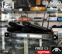 ไมค์ลอย 4 ด้าม E3 GR-5600 UHF ปรับความถี่ได้คลื่นความถี่ใหม่ ได้รับอนุญาติจาก กสทช.ไมค์ลอย E3 GR-5600 GR5600 อีทรี