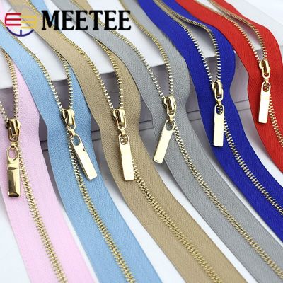 3Pcs Meetee 3# Metal Zippers 15-30cm Close-End 40-70cm Open-End Zips Garment Bag Decor Zipper Reapir Kit DIY Sewing Accessories Door Hardware Locks Fa