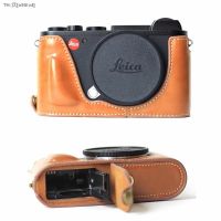 PU Leather case Camera Bag cover For Leica CL TYP7323 Portable Half Body Set Shell With Battery Opening o95iv4