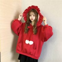 ?พร้อมส่งทันที?⛄️?Chirstmas santa sweater เสื้อกันหนาวมีฮู้ด เสื้อกันหนาวผ้ากำมะหยี่ทรงหลวมสำหรับผู้หญิง ต้อนรับวันคริสมาสต์  ##S8-006