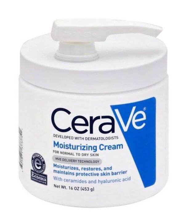 CeraVe 453g Moisturizing Cream with Pump Lazada Singapore