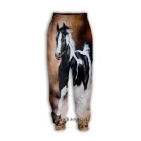 Phechion New Mens/Womens Animal Horse 3D Printing Casual Pants Fashion Street Wear Mens Loose Sweatpants F112