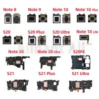 หูฟังด้านหน้าด้านบนดั้งเดิมสําหรับ Samsung Galaxy Note 8 9 10 20 S20 S21 Lite Plus Ultra Ear Phone หูฟัง ลําโพง Flex Cable