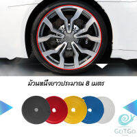 GotGo ยางแต่งขอบล้อแม็กซ์ ยางกันขอบโครเมี่ยยาง  ยางแต่งกันรอยล้อแม็ก car wheel protector