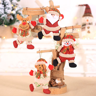 ABL จี้รูปหมีและซานตาคลอสมนุษย์หิมะรูปกวางสำหรับอุปกรณ์ตกแต่งวัยคริสมาสต์วันคริสต์มาสแบบทำมือ