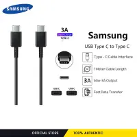 สาย Samsung ของแท้25W 3A TYPE-C เพื่อ TYPE-C PD Super สายชาร์จได้ไว | USB C ถึง USB สายข้อมูล C | สำหรับ S20 + S20 S21 S22 Note10เป็นพิเศษ A91 A90 A80 A70สาย A71ยาว1เมตรสายเคเบิล