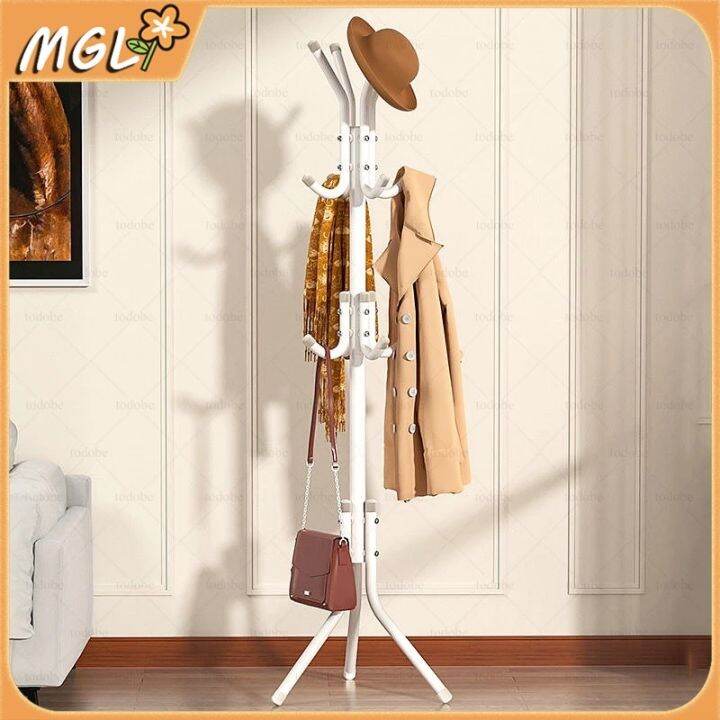 MGL 9/12 Hooks Hanging Pole Rack Clothes Hanger Coat stand Storage ...