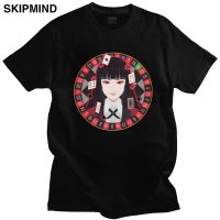 Kakegurui Jabami Yumeko T Shirt Men Cotton Japanese Manga Compulsive Gambler Tee Tops Short Sleeved Graphic T-shirt Clothes Gift XS-6XL