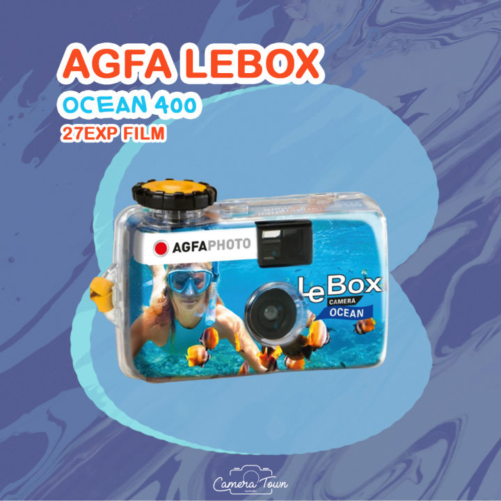 กล้องใช้แล้วทิ้ง-agfa-lebox-ocean-400-27exp-film-camera