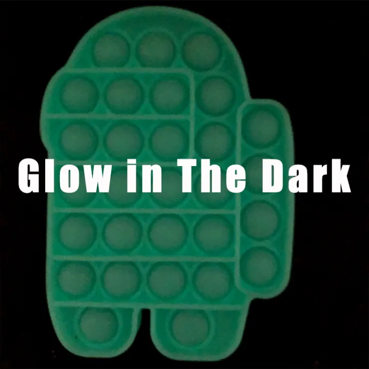 glow in the dark pop it fidget toy glow 