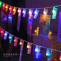 ZZOOI Fairy Lights Photo Hanging Clips String Light Clothespins For Photo Led Fairy Decoration Garland 3/6/10M Battery Operated For Bedroom Decor Fairy Lights